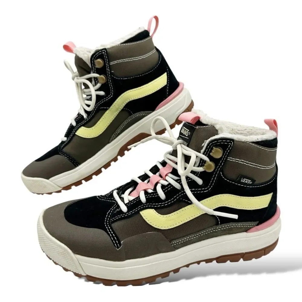 VANS UltraRange Exo Hi MTE‎ Mens Sz 7.0 Women 8.5, Canteen Black Marshmallow